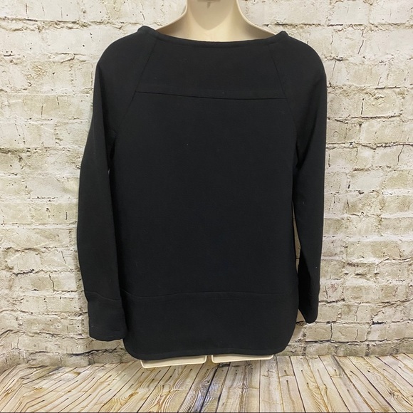 Banana Republic Black Boat Neck Top - Picture 4 of 6